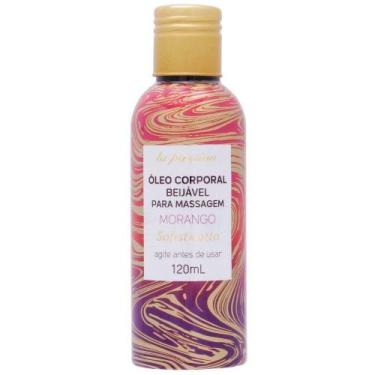 Imagem de Óleo Morango Corporal para Massagem Beijável - Sofisticatto Cosméticos