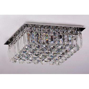 Imagem de Lustre Plafon Cristal Egípcio Importado 30cm Quadrado 562/30 - Ilumina