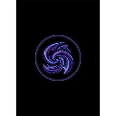 Imagem de Fantasy North - Elements I - Void - 100 capas de cartas TCG foscas texturizadas - Serve para Pokémon Magic MTG Commander e outros jogos de cartas - Capas de baralho