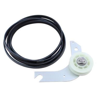 Imagem de ApplianPar 137315300 Correia de tambor de secadora e kit de polia intermediária 134793500 para secadoras Electrolux Frigidaire substitui 134719300, 134793511, 1482960, 4960127, AP6996178, PS2349294