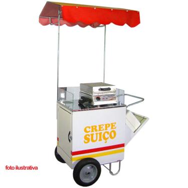 Imagem de Carrinho de crepe suíço com roda pneumática Mod 4210 -Sem maquina
