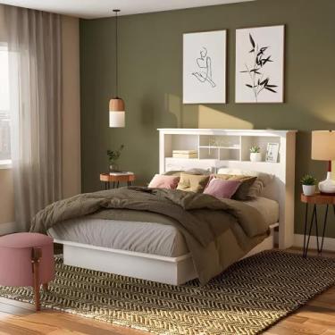 Imagem de Cabeceira Para Cama Box Casal Havana Com Prateleira 138cm 140cm - Cass