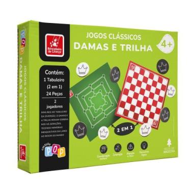 Imagem de Jogo Damas e Trilha Coleção Pop - Brincadeira de Criança