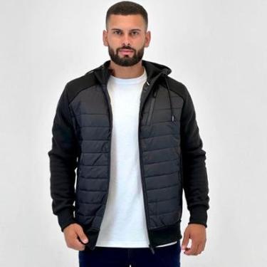 Imagem de Jaqueta Mormaii Moletom com Nylon Masculina-Masculino