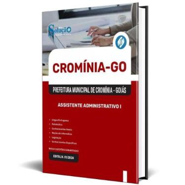 Imagem de Apostila Prefeitura Cromínia Go 2025 Assistente - Editora Solucao