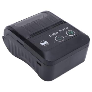 Imagem de Mini Impressora Térmica Com 1 Papel de Rolo, Impressora de Recibo Portátil Bluetooth para Fotos, Fotos, Periódicos, Bricolage, Etiqueta, Compatível para Android, para Vitórias