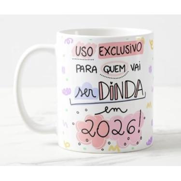 Imagem de Caneca Uso Exclusivo De Quem Vai Ser Dinda Revelação Gravidez