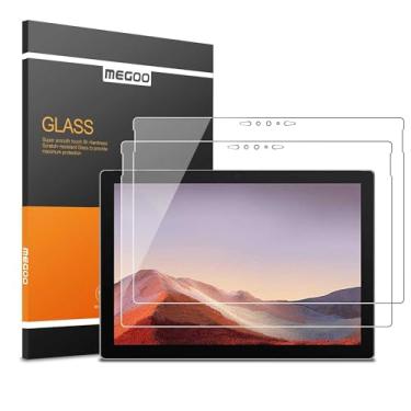 Imagem de Megoo [Pacote com 2 protetores de tela de vidro temperado Surface Pro 7-7+ 30.5 cm – Ajuste personalizado preciso, ultrafino e ultratransparente, alta sensibilidade, proteção superior, design elegante