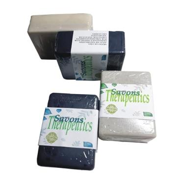 Imagem de Kit 4 Sabonetes de Argila Branca e Negra: Limpeza Profunda, Hidratação e Pele Radiante