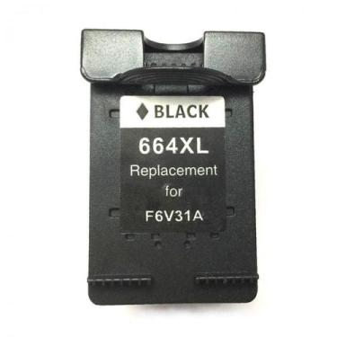 Imagem de Cartucho HP664XL HP 664XL F6V31A Similar 20ml Preto - Microjet