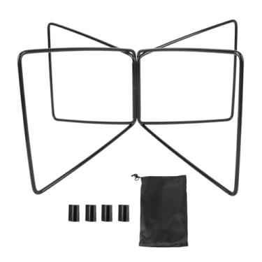 Imagem de Só de Acordo Com o Acampamento, Suporte para a Caixa de Gelo Portátil de Aço Inoxidável da Casa para Churrasco de Pátio, Acessórios Universais de Suporte de Caixa Dobrável