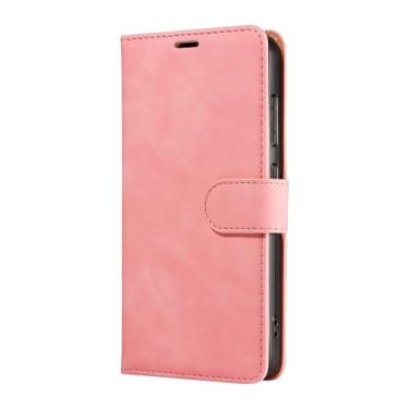 Imagem de LYJSMGZ Capa com aba para Samsung Galaxy A56/A36, capa ultrafina de couro liso com compartimento para cartão com proteção contra choque, rosa, A36
