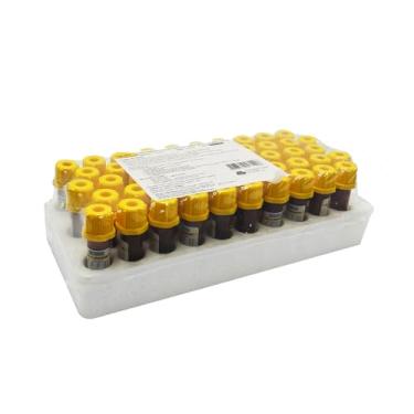Imagem de 50 Microtubo Coleta Gel Ativador De Coágulo 0,5ml Amarelo