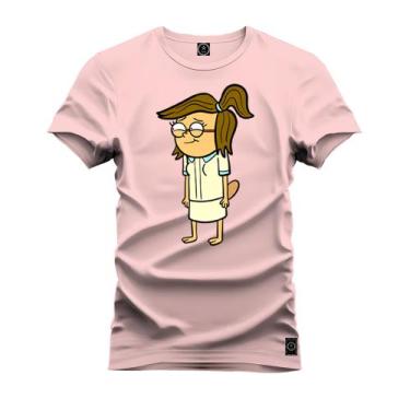 Imagem de Camiseta Premium T-Shirt Algodão Estampada Unissex Menininha Nerd - Ne