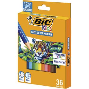 Imagem de Lápis de Cor Premium Kids BIC 36 Cores