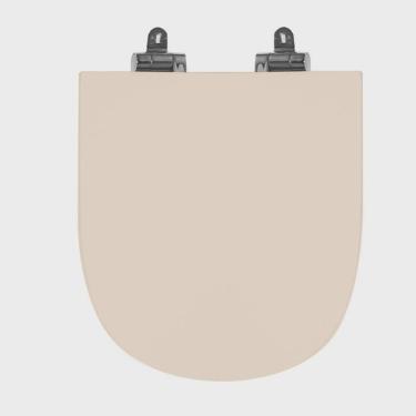 Imagem de Assento Sanitário Poliéster Para Louça Link/Carrara/Belle Époque (Deca) Slow Close Croma Sedile