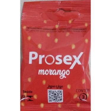 Imagem de Preservativo Prosex Morango - Sensação de Contato e Prazer