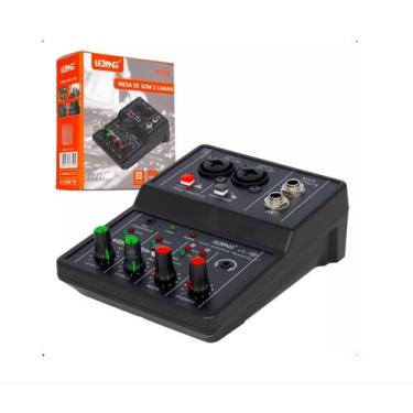 Imagem de Mesa de Som Mesa de Mixagem com 2 Canais Lelong