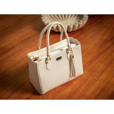 Imagem de Bolsas Femininas Media de Mão e Transversal - Duart's, Bege