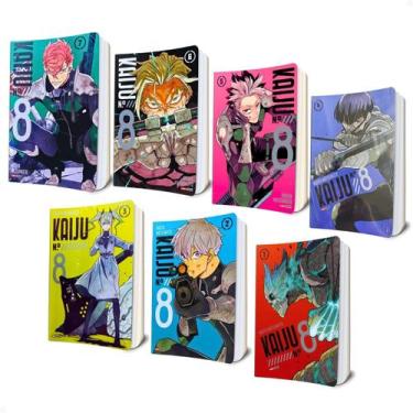 Imagem de Kaiju N. 8 Mangá Volume 1 Ao 7 - KIT Panini Capa Comum português BR