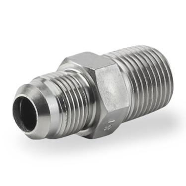 Imagem de Supply Giant Rosca de alargamento de diâmetro externo "Flextron FTGF-12M12 1/2"" para encaixe adaptador de conector de gás Mip", aço inoxidável (GUHG-34N34)