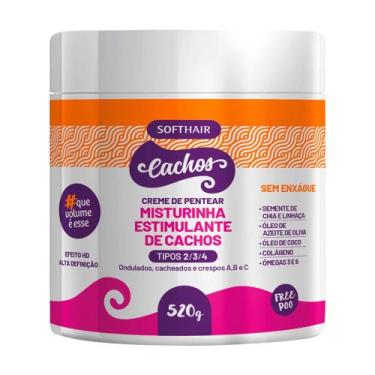 Imagem de Creme de Pentear Soft Hair Misturinha Estimulante de Cachos 2 em 1 520