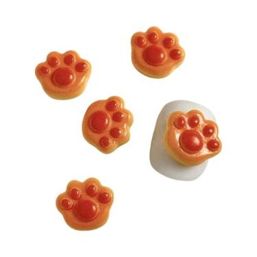 Imagem de Encantos de Unhas Smiley Urso - 20 Peças em Resina (Salsicha, Pão, Aba