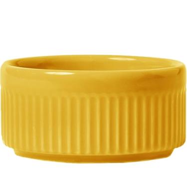 Imagem de Germer, Ramekin redondo em porcelana, modelo assar ou servir, refratária, Ø 9 cm, 180 ml, Amarelo