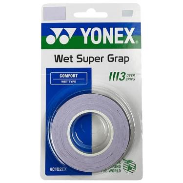 Imagem de Yonex Overgrip Super GRAP Pacote com 3 - Tênis, Badminton, Squash - Escolha de Cores (Lilás Claro)
