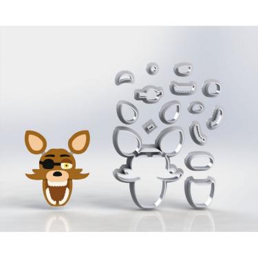 Imagem de Cortador Animatronics Five Nights At Freddy´S Tamanho 6 Cm