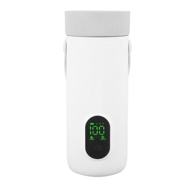 Imagem de Chaleira Elétrica de Viagem, 350 Ml de Chaleira Elétrica Recarregável USB 45 ℃ -100 ℃ Caldeira de água Quente Com Desligamento Automático e Proteção Seca para Fervura para Carro