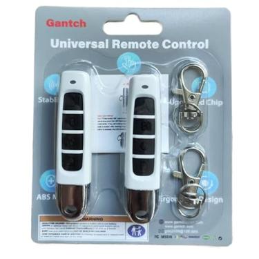 Imagem de Kit 2 Controle Remoto Cópia Duplicador Copiador Alarme Carro Veículo Motor Portão Porta Eletrônico Garagem Casa Residência Condomínio todo Brasil Top ABCD (Branco-Preto, ABCD)