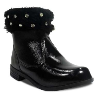 Imagem de Bota Montaria Cano Curto Com Pelos Nº 20 ao 27 Infantil Menina 09.58 (Preto, BR, Criança de 1 a 3 anos, Numérico, 23)