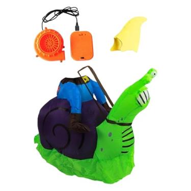 Imagem de Deevoka Fantasia inflável para passeio com roupas de animais Fantasia inflável para performance de carnaval, Adultos