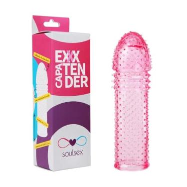Imagem de Capa peniana exxtender colors rosa soulsex