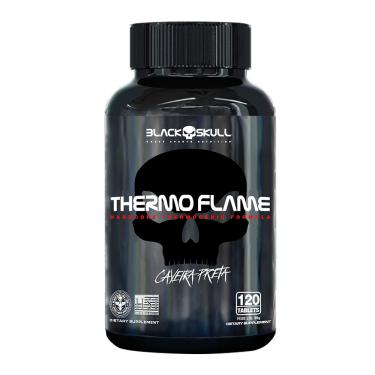 Imagem de Termogênico Thermo Flame 120 Capsulas Black Skull