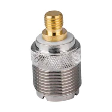Imagem de predolo Conector coaxial fêmea UHF SO239, conector fêmea, crimpagem, adaptador de coaxial RF profissional confiável, adaptador SO239 para M6