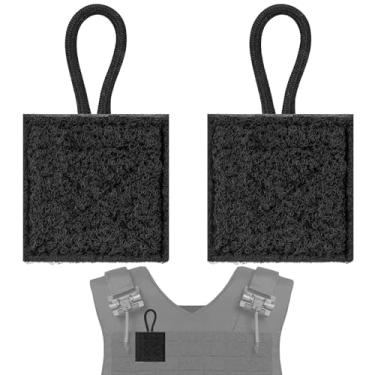 Imagem de Ullnosoo Suporte de rádio para microfone, clipe de microfone para polícia, pontos super fortes que não quebram, suporte de microfone de rádio para aplicação da lei para acessórios de colete