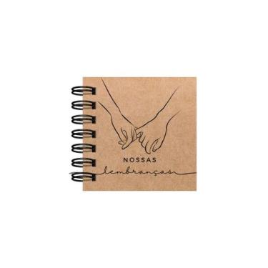 Imagem de Scrapbook Kraft - CAPA FLEXÍVEL 240g - 20 Folhas Pretas 180g Álbum de 