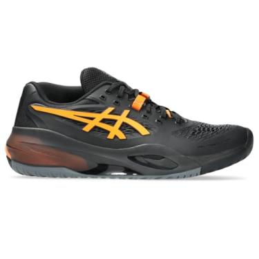 Imagem de Asics Tênis masculino Gel-Resolution X, Preto/laranja choque, 44