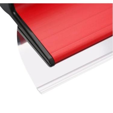 Imagem de Desempenadeira Inox Lisa Aço para Massa Snel Ferramentas, Vermelho, ún