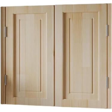 Imagem de Porta De Balanço Da Madeira Maciça Para O Balcão Do Quarto Do Banheiro Das Escadas, Portas Resistentes Do Salão Do Café Com Dobradiças Do Metal, Wood, W100cmxH90cm/39.4"x35.4"