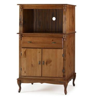 Imagem de Balcão para Microondas 2 Portas 1 Gaveta 1 Nicho Pés Luiz XV - 1045 - 