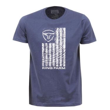 Imagem de Camiseta Masculina Azul Marinho King Farm 37640