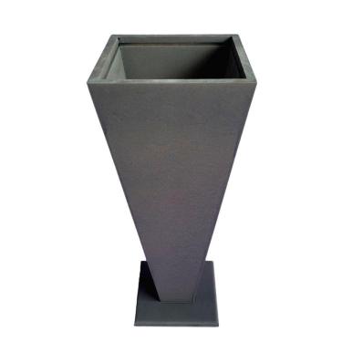 Imagem de Vaso Taça De Canto Em Mdf (40cm) Marrom Café