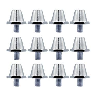 Imagem de NUEAYMS 12 peças de substituição de pinos de futebol de substituição de alumínio para bota de futebol