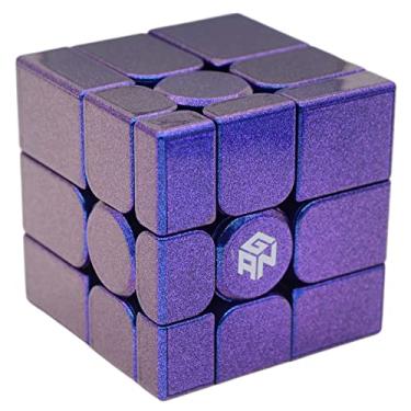 Imagem de Bukefuno Espelho M Uv 3X3 Speed Cube 2022 Quebra-Cabeça Magnético Cubos Roxos (Versão Uv)