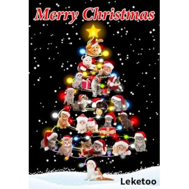 Imagem de Bandeira de jardim de Natal 30,5 x 45,7 cm bandeira dupla face pequena Drcoration Flag