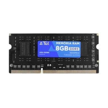 Imagem de Memória Ram Gamer Notebook Ddr3 8GB Alta Performance 1600mhz