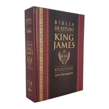 Imagem de Bíblia King James Kja Lt Hiper Gde Estudo Atualizada Cp Classsica